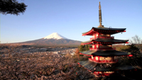 新倉山浅間神社と富士山のサムネイル